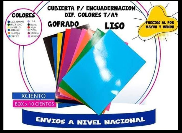Cartones plastificados